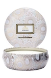 Voluspa Mokara Candle In Decorative Tin 12 oz/ 340 G 3-wick Candle In Mokara