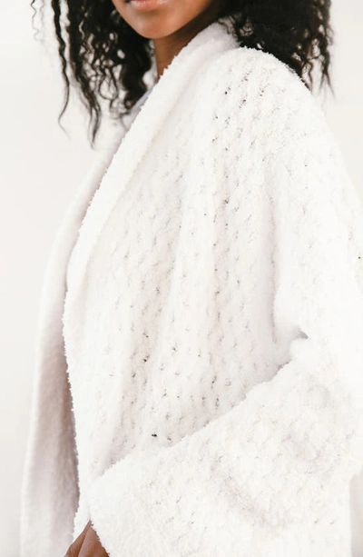 Sunday Citizen Snug Waffle Dressing Gown In Clear White