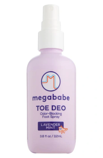 Megababe Toe Deo Odor Blocking Foot Spray, 3.8 oz In Purple