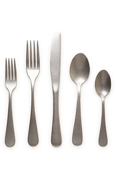 Farmhouse Pottery Woodstock 5-piece Flatware Place Setting In Silver