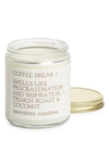 Anecdote Candles Coffee Break Candle In Cream/ Brown