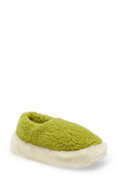 Ship By The Sea Sheep By The Sea Siberian Unisex Wool Slipper In Pea Green