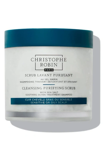 Christophe Robin Cleansing Purifying Scrub With Sea Salt, 2.5 oz