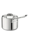 ALL-CLAD D3 1.5-QUART SAUCE PAN WITH LID,4201.5