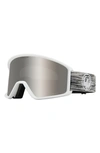 Dragon Dxt Otg 59mm Snow Goggles In White Static Silver Ion
