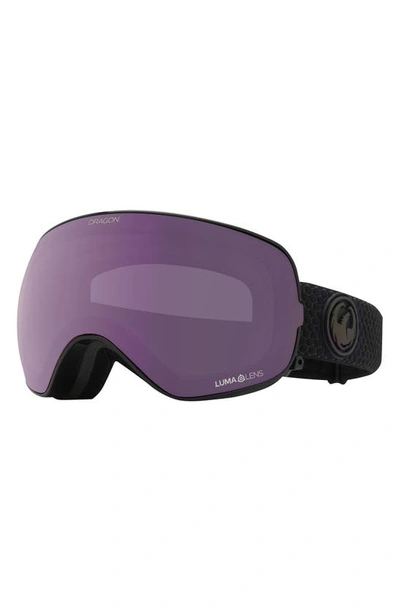 Dragon X2s 72mm Spherical Snow Goggles With Bonus Lenses In Split/ Violet Lens