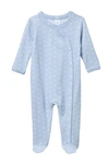 Nordstrom Baby Babies' Print Footie In Blue Precious Stars