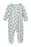 Nordstrom Baby Babies' Print Footie In Grey Micro Army Guys