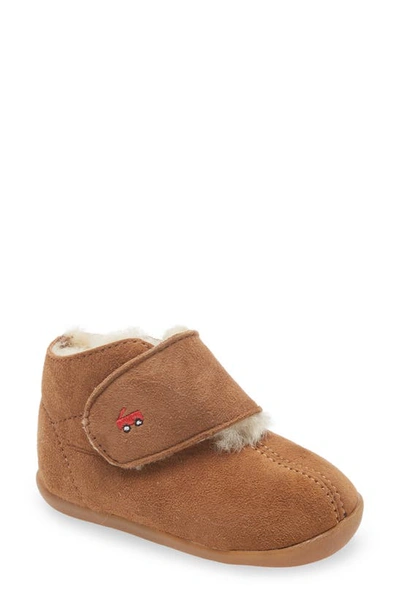 See Kai Run Kids' Avery Genuine Shearling Bootie In Brown Shearling