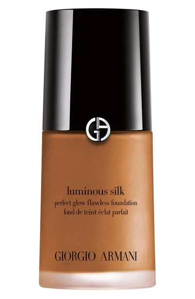 Giorgio Armani Luminous Silk Perfect Glow Flawless Oil-free Foundation, 1 oz In 12 - Deep/red