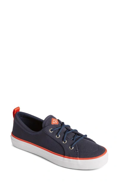 Sperry Sustainability Collection Crest Vibe Sneaker In Navy/ Red