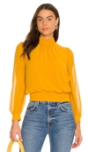 1.STATE LONG SLEEVE MOCK NECK TOP,1STR-WS337