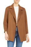 Theory Clairene Wool & Cashmere Jacket In Russet