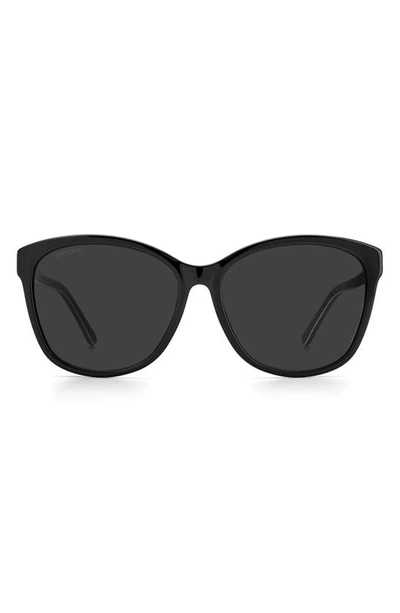 Jimmy Choo Women's Lidie 59mm Butterfly Sunglasses In Grey