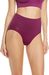 Yummie Ultralight Seamless Shaping Briefs In Plum Caspia