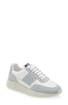 Axel Arigato Genesis Mixed Leather Retro Runner Sneakers In Whitedusty Sage