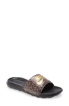 Nike Victori One Sport Slide In Archaeo Brown/ Gold