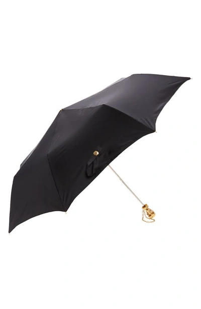 Alexander Mcqueen Skull Umbrella In Black