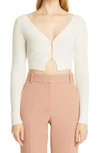 Jacquemus Le Cardigan Alzou Mohair And Wool-blend Cardigan In Beige