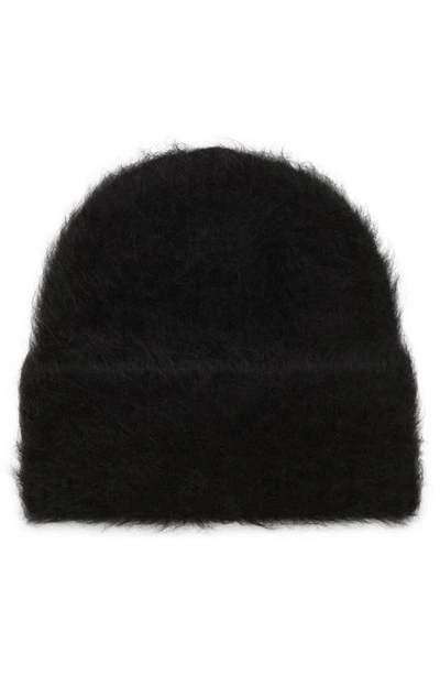 Totême Alpaca Blend Knit Beanie In Black