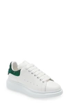 Alexander Mcqueen Oversize Crystal Embellished Sneaker In White