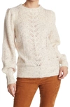 FRNCH FRENCH NORENE PUFF SLEEVE SWEATER,MS20-73