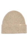 Madewell Chunky Merino Wool Cuff Beanie In Desert