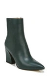 Franco Sarto Vesi Leather Bootie In English Green