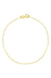 BONY LEVY 14K GOLD OVAL LINK BRACELET,F1FB8114Y