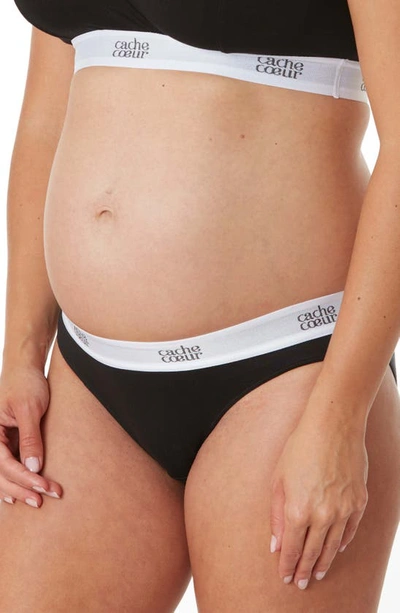 Cache Coeur Life Maternity Briefs In Black