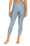 Alo Yoga Airlift High Waist Midi Leggings In Steel Blue