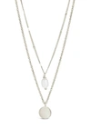 STERLING FOREVER VENETIA LAYERED PENDANT NECKLACE,N2PB1664LY