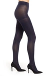 Hue Super Opaque Tights In Navy