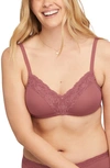 Montelle Intimates Dream Wireless T-shirt Bra In Mesa Rose