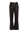 AGOLDE AGOLDE RECYCLED LEATHER TROUSERS,17481132