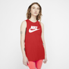 Nike Sportswear Women's Muscle Tank In Chile Red,white