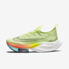 Nike Women's Air Zoom Alphafly Next% Flyknit Road Racing Shoes In Yellow