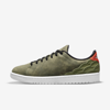 Jordan Air  1 Centre Court Shoes In Oil Green,black,chile Red,white
