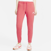 Nike Sportswear Women's Fleece Pants In Gypsy Rose,heather,white