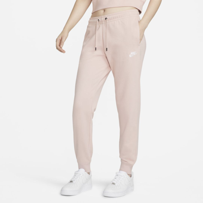 Nike Women's  Sportswear Essential Fleece Pants In Pink