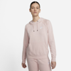 Nike Sportswear Essential Women's Fleece Pullover Hoodie In Pink