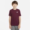 Nike Sportswear Big Kids' T-shirt In Dark Beetroot