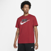 Nike Sportswear Men's T-shirt In Pomegranate,black,sail