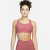 Nike Alpha Women's High-support Padded Keyhole Sports Bra In Gypsy Rose,pomegranate,pomegranate