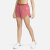 Nike Tempo Luxe Women's 3" Running Shorts In Gypsy Rose,pomegranate