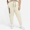 Nike Sportswear Tech Fleece Women's Pants In Rattan/white