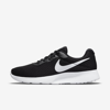 Nike Women's Tanjun Move To Zero Casual Sneakers From Finish Line In Black/barely Volt/black/white