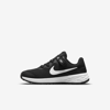 Nike Revolution 6 Flyease Little Kids' Easy On/off Shoes In Black,dark Smoke Grey,white