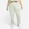 Nike Sportswear Essential Collection Women's Fleece Pants In Seafoam,black