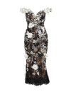 MARCHESA WOMEN'S FLORAL-EMBROIDERED & EMBELLISHED COUTURE DRESS,400015032873